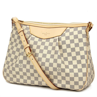 LOUIS VUITTON ルイヴィトン ダミエアズ―ル コピー シラクーサMM N41112 バッグ ショルダーバッグ レディース ホワイト